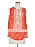 Collective Concepts 100% Polyester Orange Sleeveless Blouse Size M - photo 1