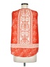 Collective Concepts 100% Polyester Orange Sleeveless Blouse Size M - photo 2