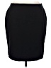 Apostrophe Solid Black Formal Skirt Size 16 - photo 1