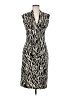 Arden B. Animal Print Gray Cocktail Dress Size M - photo 1