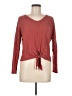 Paper Crane Burgundy Long Sleeve Top Size M - photo 1