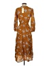 Roolee Paisley Brown Casual Dress Size XXS - photo 2