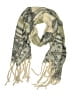 Francesca's 100% Polyester Ivory Blue Scarf One size - photo 1