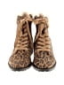 Lucky Brand Animal Print Brown Ankle Boots Size 8 - photo 2