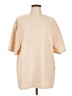 Unbranded Tan Short Sleeve Blouse Size L - photo 1