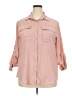 Unbranded 100% Polyester Pink 3/4 Sleeve Blouse Size 2X - photo 1