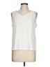 Papermoon Ivory Sleeveless T-Shirt Size L - photo 1