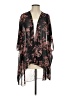 I. Joah 100% Polyester Black Kimono Size S - photo 1