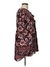 DR2 100% Polyester Burgundy Long Sleeve Blouse Size L - photo 4