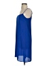 J.Crew 100% Polyester Solid Blue Casual Dress Size XXS - photo 5