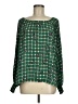 CAbi 100% Polyester Green 3/4 Sleeve Blouse Size M - photo 1