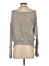 Free People Metallic Gray Pullover Sweater Size XS - photo 2