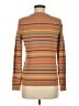 Etcetera Stripes Multi Color Brown Pullover Sweater Size M - photo 2