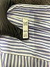 Zara TRF Stripes Blue 3/4 Sleeve Button-Down Shirt Size XS - photo 7