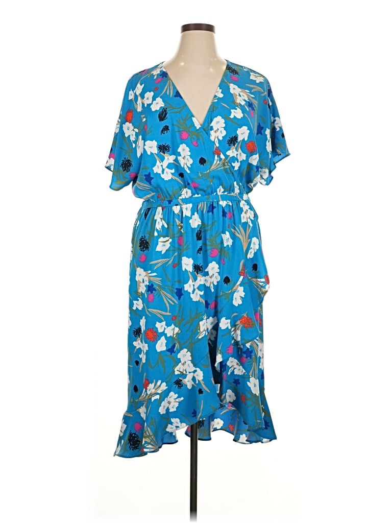 Pre-owned J.crew Mercantile Casual Dress In Blue