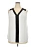 Roz & Ali 100% Polyester Gray Ivory Sleeveless Blouse Size 2X - photo 1