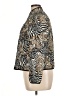 R.Q.T 100% Polyester Animal Print Gold Track Jacket Size L (petite) - photo 5
