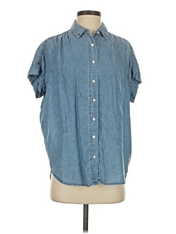 J. McLaughlin Short Sleeve Button-Down Shirt (view 1)