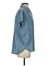 J. McLaughlin Blue Short Sleeve Button-Down Shirt Size XS - photo 4