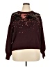 Nine West 100% Polyester Stars Burgundy Pullover Sweater Size XXL - photo 1
