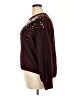 Nine West 100% Polyester Stars Burgundy Pullover Sweater Size XXL - photo 5