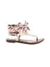 Sam Edelman Floral Pink Ivory Sandals Size 5 - photo 1