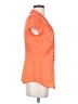 Van Heusen Studio 100% Polyester Orange Short Sleeve Blouse Size XS - photo 4