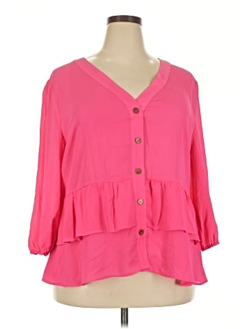 NY&C 3/4 Sleeve Blouse (view 1)