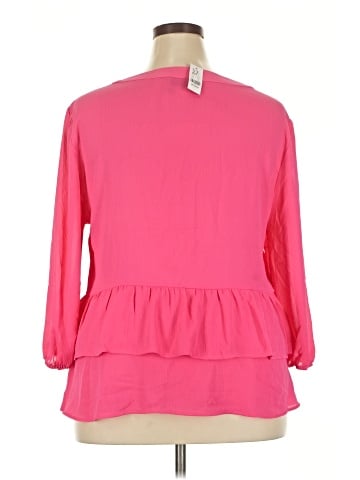 NY&C 3/4 Sleeve Blouse (view 2)
