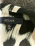 Eclair 100% Polyester Animal Print Silver 3/4 Sleeve Blouse Size XL - photo 7