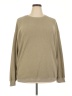 Unbranded 100% Polyester Solid Tan Sweatshirt Size 2X - photo 1