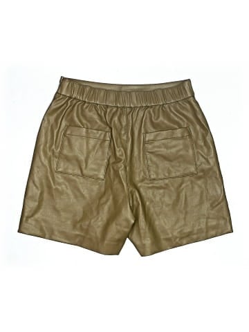 Halogen Faux Leather Shorts (view 2)