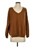 Dreamers Solid Brown Pullover Sweater Size S - photo 1