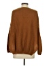 Dreamers Solid Brown Pullover Sweater Size S - photo 2