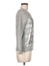 Banana Republic Metallic Silver Pullover Sweater Size XS - photo 4