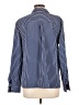 Notations Stripes Blue Long Sleeve Blouse Size L - photo 2