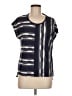 Chico's Blue Short Sleeve Blouse Size Med (1) - photo 1