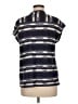 Chico's Blue Short Sleeve Blouse Size Med (1) - photo 2