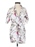Unbranded Floral White Short Sleeve Blouse Size 8 - photo 1