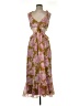 Likely 100% Polyester Paisley Pink Cocktail Dress Size 6 - photo 1
