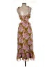 Likely 100% Polyester Paisley Pink Cocktail Dress Size 6 - photo 2