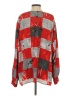 Nicola Red Long Sleeve Blouse Size 24 waist - photo 2