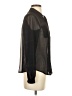 Ann Taylor LOFT 100% Polyester Plaid Black Long Sleeve Blouse Size XS - photo 4