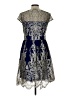 Assorted Brands Paisley Blue Cocktail Dress Size L - photo 2