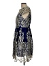 Assorted Brands Paisley Blue Cocktail Dress Size L - photo 5