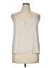 Lush 100% Polyester Ivory Sleeveless Blouse Size XL - photo 1
