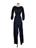Intermix Solid Blue Jumpsuit Size S - photo 1