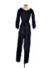 Intermix Solid Blue Jumpsuit Size S - photo 2