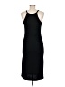 Leith Solid Black Casual Dress Size M - photo 2