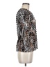 Elementz Brown 3/4 Sleeve Blouse Size M (petite) - photo 4